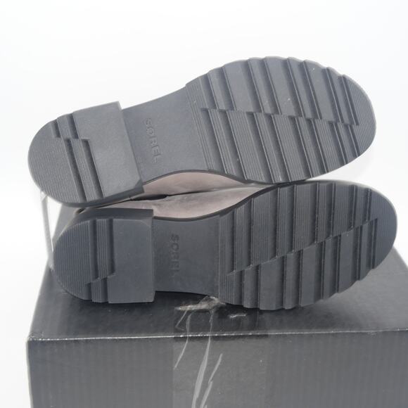 NEW Sorel Emelie II Chelsea Waterproof Bootie Quarry Gray Black Women's 8 NO BOX - Picture 8 of 9